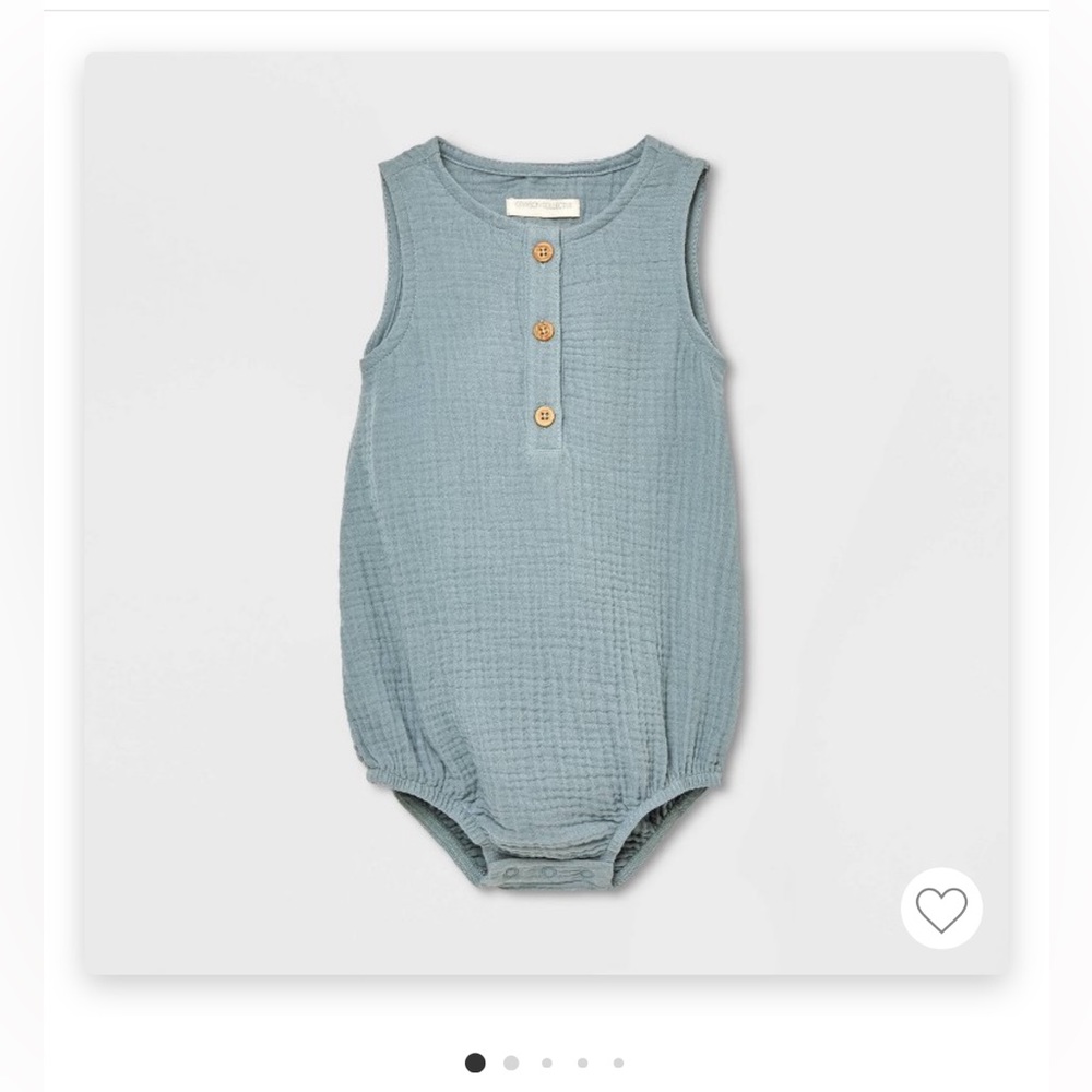18 Month Greyson Gauze Romper NWT